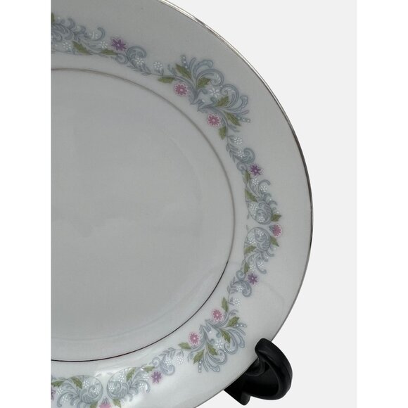 Crown Ming Fine China Windsor 2 Soup Bowls 7.5" Jian Shiang Floral Pattern - Picture 4 of 7